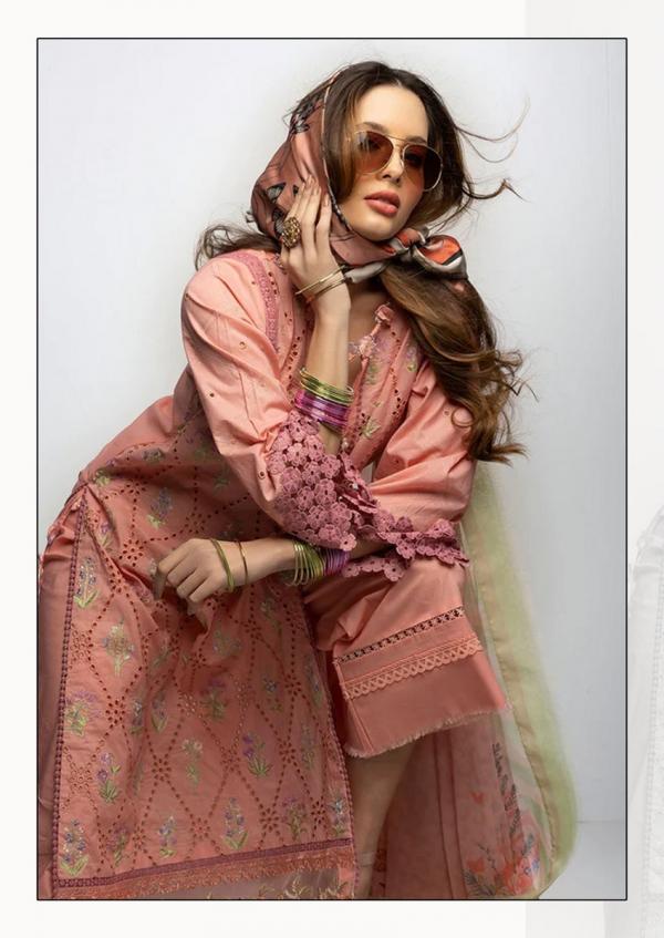 Keval Soha Nazir Luxury 1 Karachi Cotton Dress Material Collection